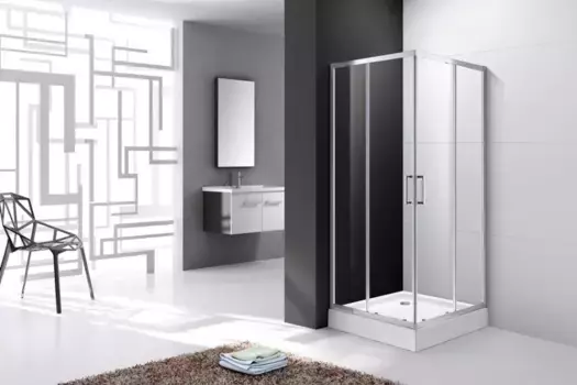 Душевой уголок 100x100 см Cezares MOLVENO-A-2-100-C-Cr-IV прозрачное