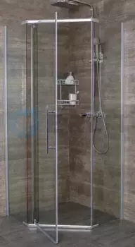 Душевой уголок 100x100 см Erlit ER10110V-C1 прозрачное
