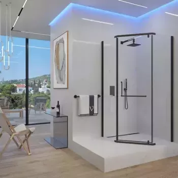 Душевой уголок 100x100 см Veconi Rovigo RV36B-100-01-C5 прозрачное