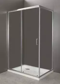 Душевой уголок 100x80 см BelBagno UNO-AH-1-100/80-C-Cr прозрачное
