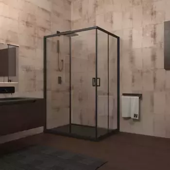 Душевой уголок 100x80 см Veconi Rovigo RV14-10080-01-C5 прозрачное