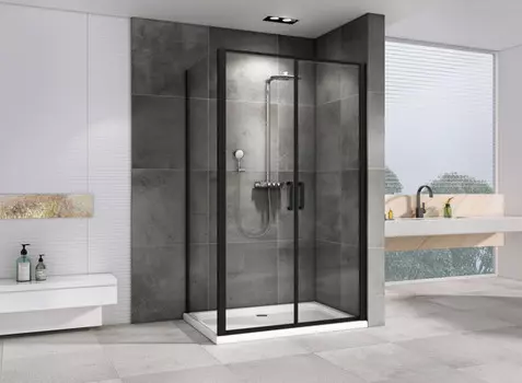 Душевой уголок 100x85 см Abber Sonnenstrand AG04100BC-S85B прозрачное