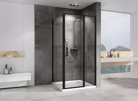 Душевой уголок 110x70 см Abber Sonnenstrand AG04110BS-S70B прозрачное