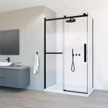 Душевой уголок 110x80 см Vincea Como Soft VSR-1CS8011CLB прозрачное