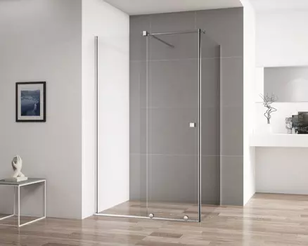 Душевой уголок 112,5x100,5 см Cezares STREAM-AH-1-110/100-C-Cr прозрачное
