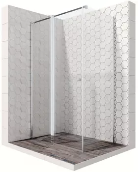 Душевой уголок 120х80 см Ambassador Nord 13011107 прозрачное