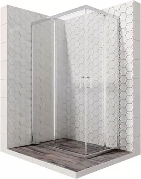 Душевой уголок 120х90 см Ambassador Kingston 14011122 прозрачное