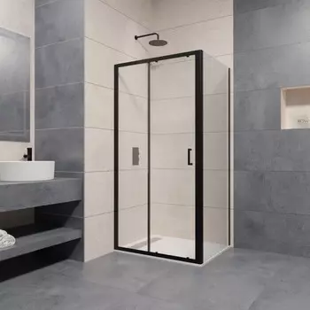 Душевой уголок 120x110 см RGW PA-74B (PA-14B+Z-050-2B) Passage 410874121-14 прозрачное