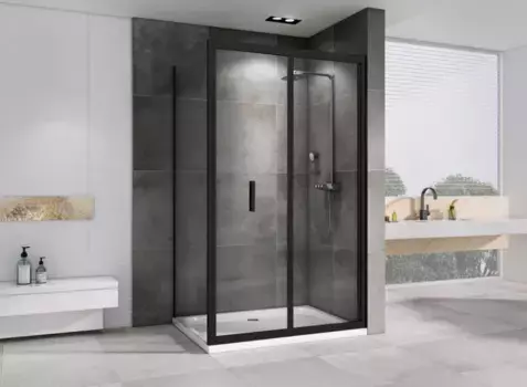 Душевой уголок 120x75 см Abber Sonnenstrand AG07120B-S75B прозрачное