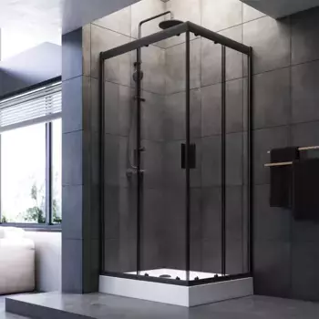 Душевой уголок 120x80 см Am.Pm Gem W90G-404-120280-BT прозрачное