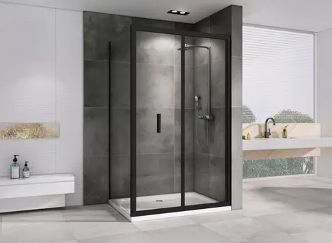 Душевой уголок 120x85 см Abber Sonnenstrand AG07120B-S85B прозрачное