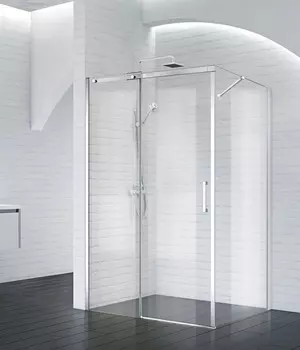 Душевой уголок 120x90 см BelBagno ACQUA-AH-1-120/90-C-Cr прозрачное