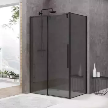 Душевой уголок 120x90 см Black & White Stellar Wind S898 BG 8989012 серое