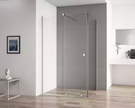 Душевой уголок 122,5x80,5 см Cezares STREAM-AH-1-120/80-C-Cr прозрачное