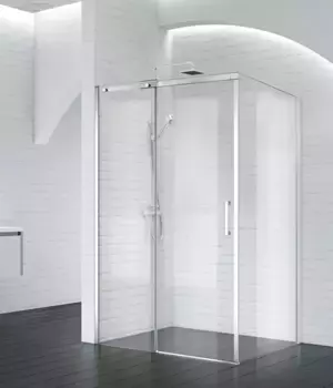 Душевой уголок 130x100 см BelBagno ACQUA-AH-1-130/100-C-Cr прозрачное