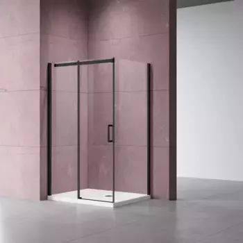 Душевой уголок 130x100 см Vincea Dice VSR-4D1013CLB прозрачное