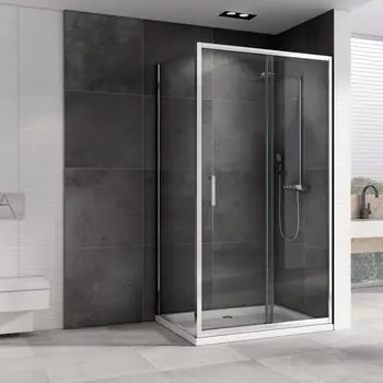 Душевой уголок 140x60 см Abber Schwarzer Diamant AG301405-S605 прозрачное