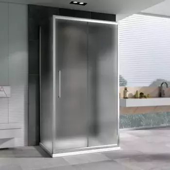 Душевой уголок 140x85 см Abber Schwarzer Diamant AG30140MH-S85M-S85M матовое