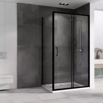 Душевой уголок 150x100 см Abber Schwarzer Diamant AG30150B5-S100B5 прозрачное