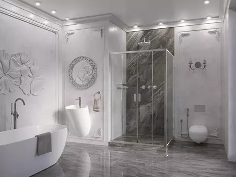 Душевой уголок 150x80 см Ambassador Forsa 17021110AX-80AX прозрачное