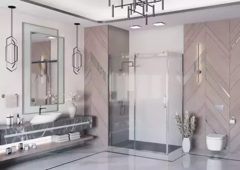 Душевой уголок 160x120 см Ambassador Benefit 19021105HX-120HX прозрачное