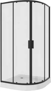 Душевой уголок 78,5x78,5 см Niagara NG-6886-08BLACK прозрачное