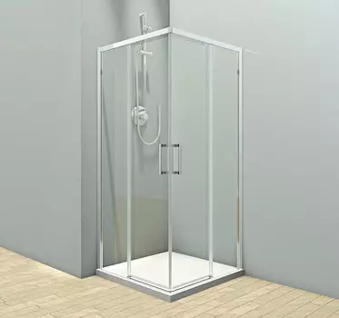 Душевой уголок 79x79 см Veconi Rovigo RV47-80-01-C4 прозрачное