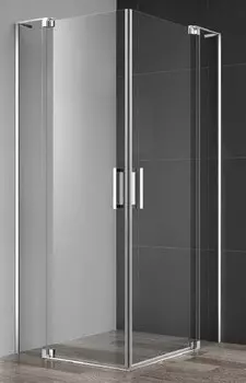 Душевой уголок 80-90x80-90 см Cezares SLIDER-A-2-80/90-C-Cr прозрачное