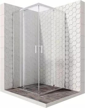 Душевой уголок 80х80 см Ambassador Kingston 14011119 прозрачное