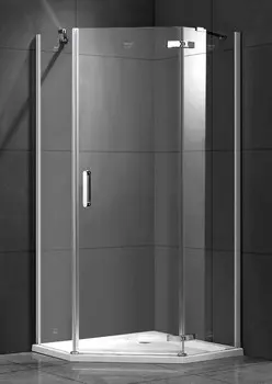 Душевой уголок 80х80 см Gemy Fall Tea S29095 прозрачное