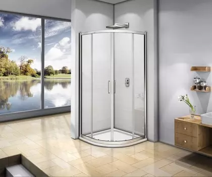 Душевой уголок 80х80 см Good Door Neo R-80-С-CH прозрачное
