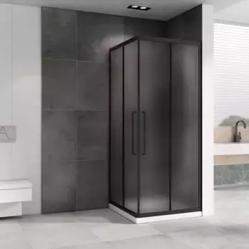 Душевой уголок 80x80 см Abber Schwarzer Diamant AG02080BMH матовое