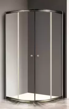 Душевой уголок 80x80 см Cezares GIUBILEO-R-2-80-SCORREVOLE-C-Br прозрачное