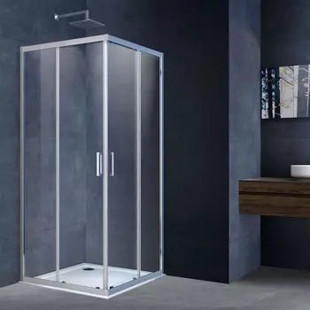 Душевой уголок 80x80 см Vincea Alpha VSS-3AL800CL прозрачное