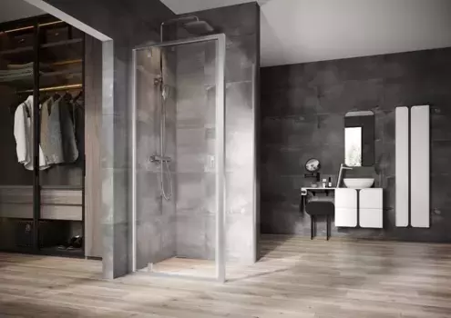 Душевой уголок 80x90 см Ravak Nexty NDOP1 + NPSS 03O40U00Z1 + 90O70U00Z1 прозрачное