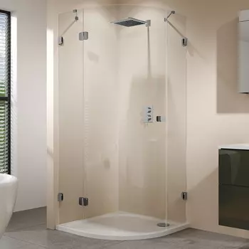Душевой уголок 87,2х87,2 см Riho Scandic Soft Q308 L GQ0404201 прозрачное