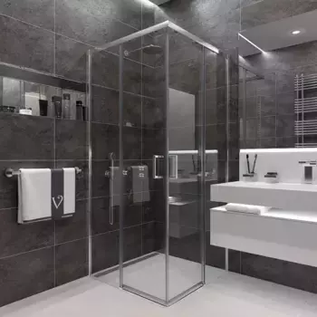 Душевой уголок 89x89 см Veconi Rovigo RV47-90-01-C4 прозрачное