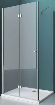 Душевой уголок 90х80 см BelBagno Albano ALBANO-ASH-1-90/80-C-Cr прозрачное