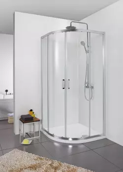 Душевой уголок 90x90 см Bravat Line BS090.1201A прозрачное