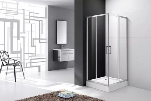 Душевой уголок 90x90 см Cezares MOLVENO-A-2-90-C-Cr-IV прозрачное