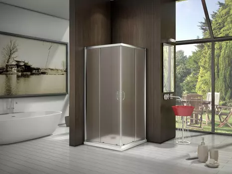 Душевой уголок 90х90 см Good Door Latte CR-90-G-WE Grape