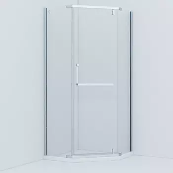 Душевой уголок 90х90 см IDDIS Steel STE8SS9i23 прозрачное