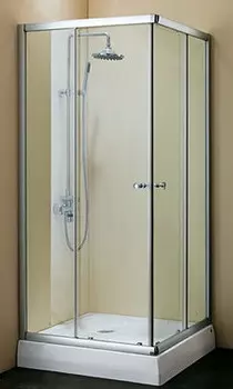 Душевой уголок 90х90 см прозрачное стекло IDDIS TC90BL