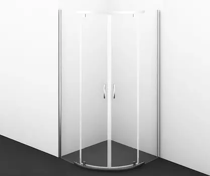Душевой уголок 90х90 см прозрачное стекло WasserKRAFT LEINE 35P01