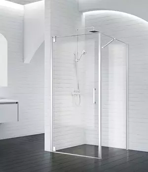 Душевой уголок 90x80 см BelBagno MARMI-AH-1-90/80-C-Cr прозрачное