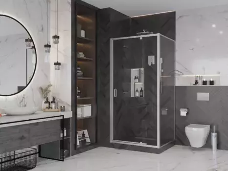 Душевой уголок 90x90 см Ambassador Elysium 111021103KX-90KX прозрачное