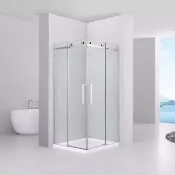 Душевой уголок 90x90 см Black & White Stellar Wind 2029090 прозрачное