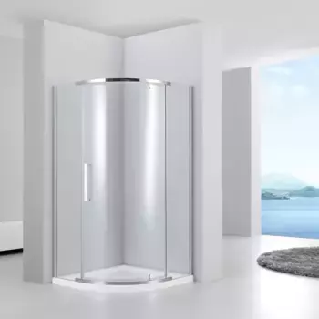 Душевой уголок 90x90 см Black & White Stellar Wind 3019090 прозрачное