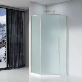 Душевой уголок 90x90 см Black & White Stellar Wind S815 CF 815900CF матовое