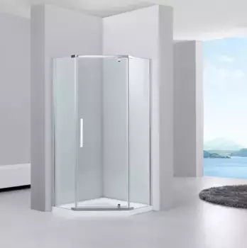 Душевой уголок 90x90 см Black & White Stellar Wind 3059090 прозрачное